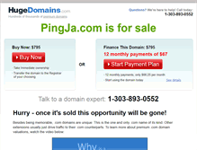 Tablet Screenshot of pingja.com